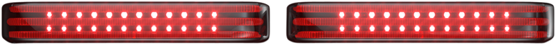 Saddlebag LED Lights - Sequential - Black/Smoke