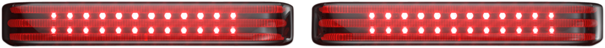 Saddlebag LED Lights - Sequential - Black/Smoke