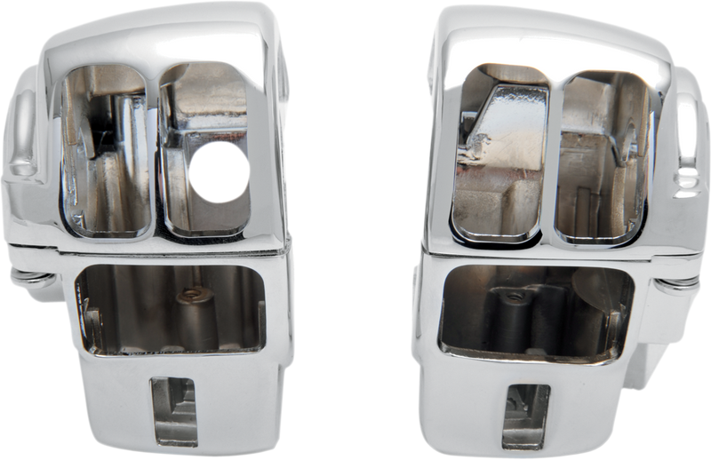 Handlebar Switch Housing Kit - Radio - Chrome