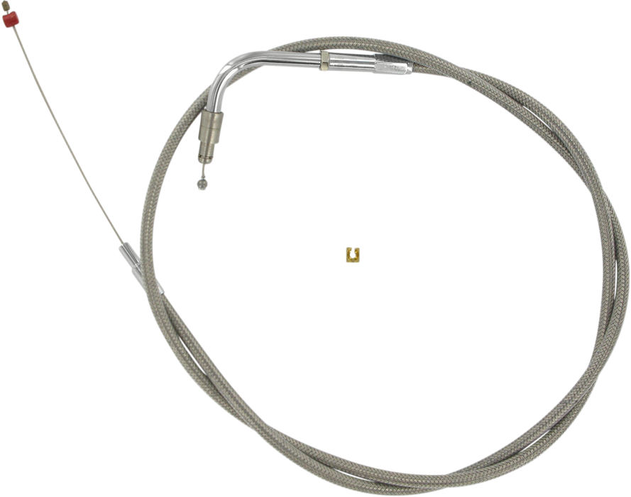 Stainless Steel Idle Cable - +3" - '02-'07 FLH