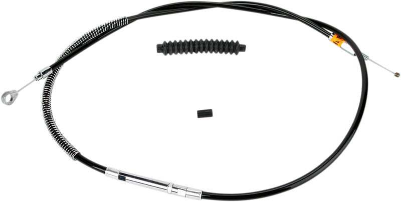 High-Efficiency Black Vinyl Clutch Cable - +6" Size