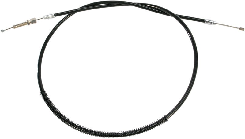 High-Efficiency Black Vinyl Clutch Cable - +6" Size