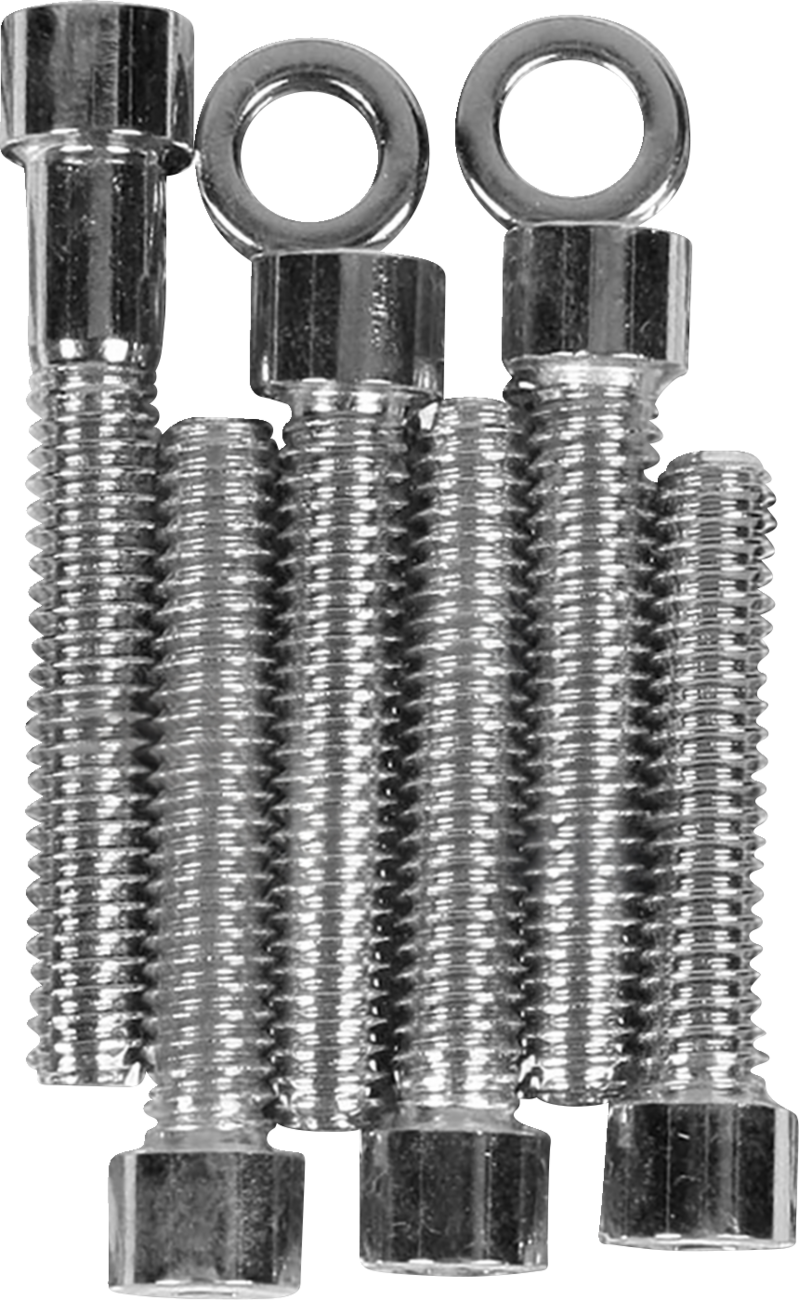 Bolt Kit - Cam Cover - Knurled - Chrome - '04-'21 Sportster