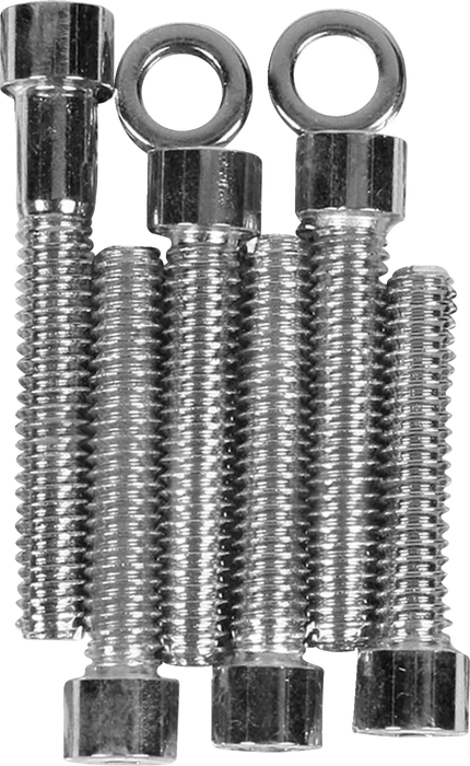 Bolt Kit - Cam Cover - Knurled - Chrome - '91-'03 Sportster