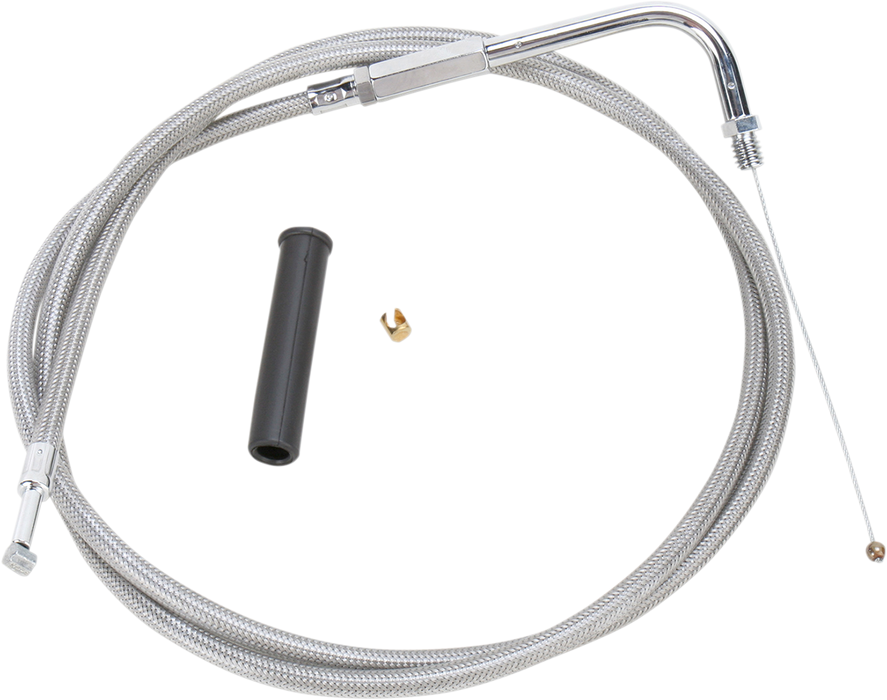 Stainless Braided Throttle Cable - 50"