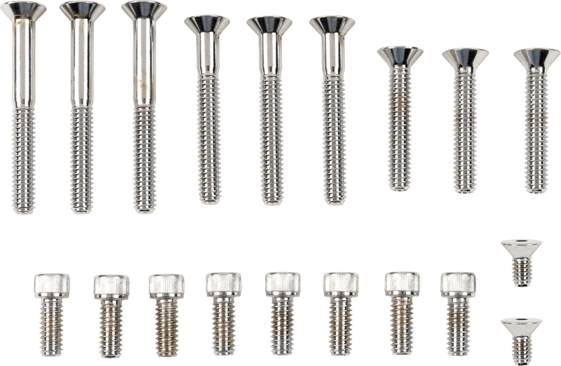 Bolt Kit - Primary/Transmission Side Cover/Derby Cover - Knurled - Touring
