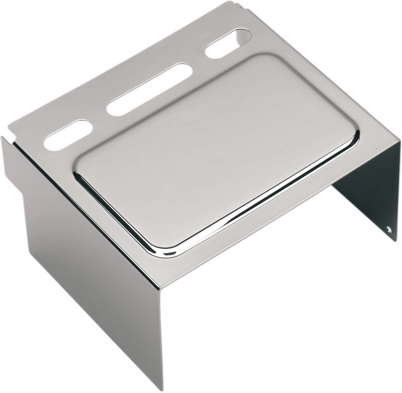 Battery Cover - Raised - Chrome