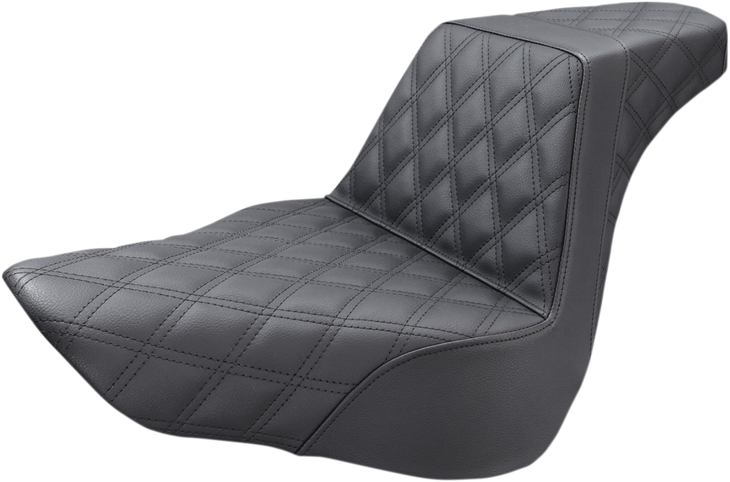 Step-Up Seat - Full Lattice Stitch - Black - FL/FX '18-'24