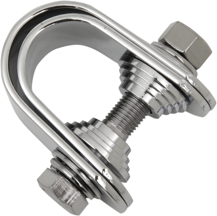 Mini Speedometer/Tachometer Clamp - For 1"/1.25" Tube - Chrome