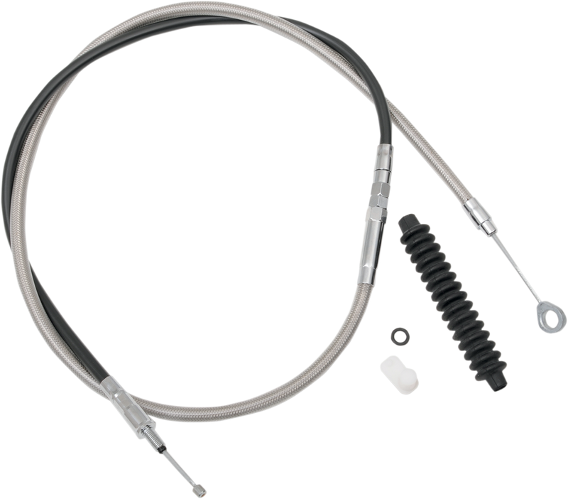High-Efficiency Braided Stainless Steel Clutch Cable - 62-11/16"