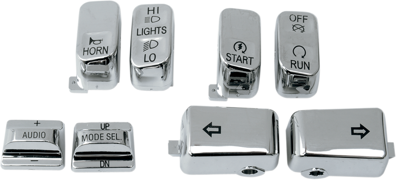 Switch Cap Kit - Audio - Chrome