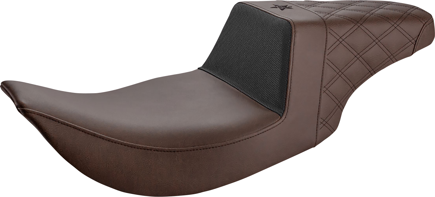 Unknown Industries Seat - Front Carbon Fiber/Black Gripper Lumbar/Rear Lattice Stitch - FL
