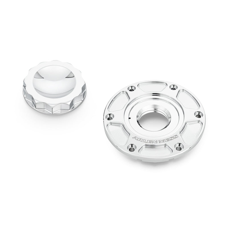 12-Point Gas Caps for 2024-up Touring, Chrome