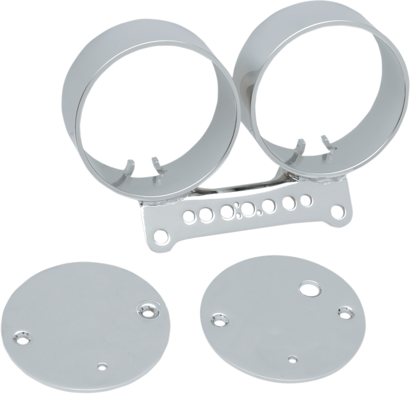 Dual Gauge Bracket - Chrome