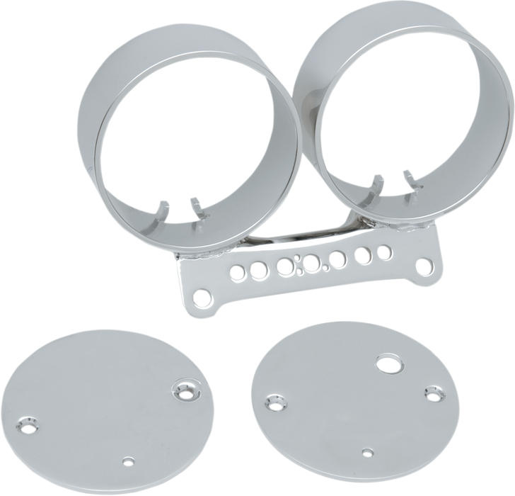 Dual Gauge Bracket - Chrome
