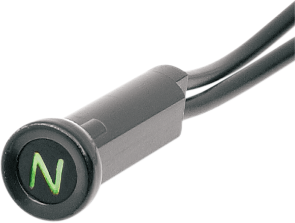 Snap-In Indicator Light - Neutral - Black Bezel