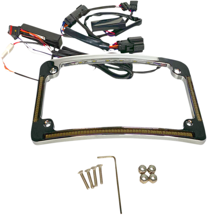 Radius License Plate Frame - Chrome