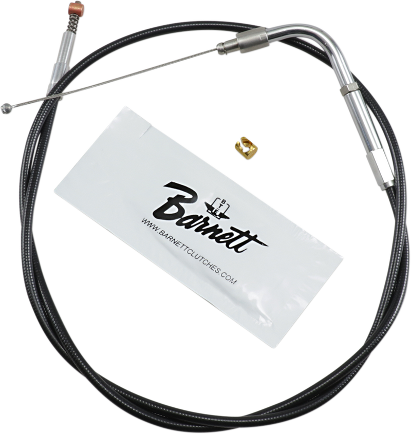 Black Vinyl Idle Cable - +3" Size - 34" Length