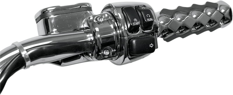 Cable Clamp - Dual Throttle/Idle - 1-1/4" - Chrome