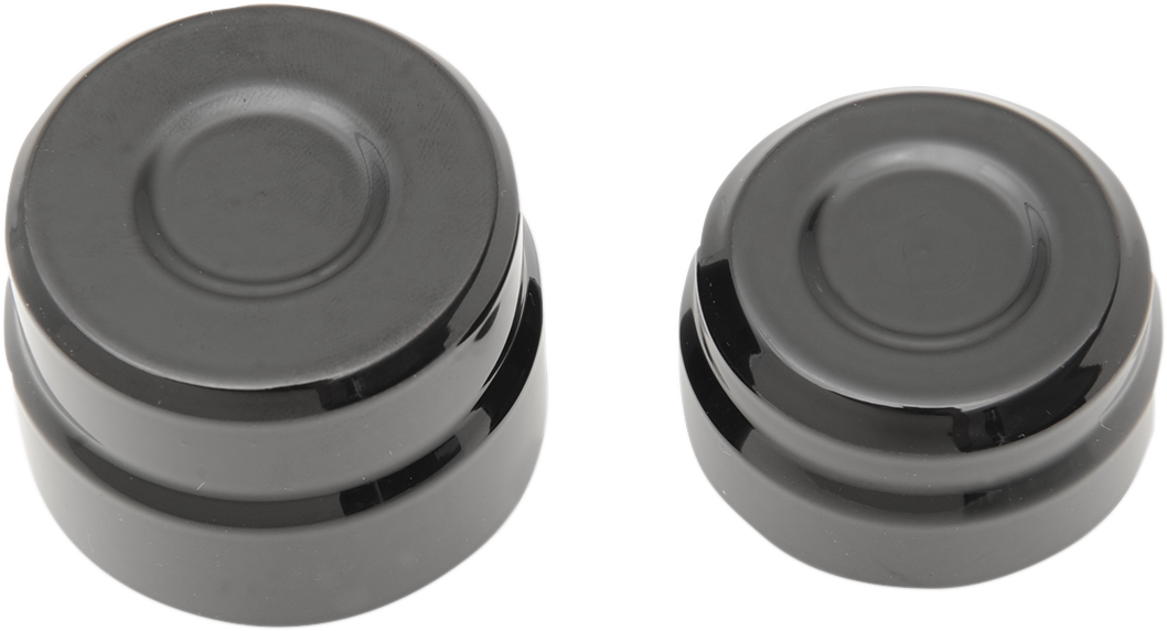 Axle Caps - Rear - Black - Pair — Ramjet Racing