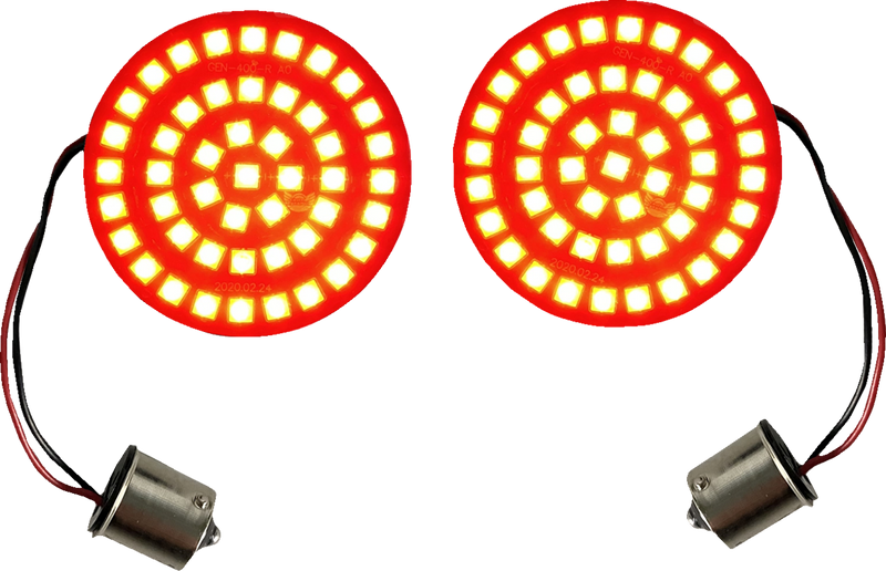 Turn Signal Insert - LED - Red - 1156