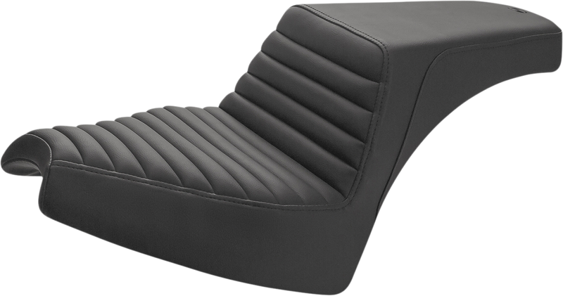 Step-Up Seat - Front Tuck-n'-Roll/Rear Smooth - Black - Chief