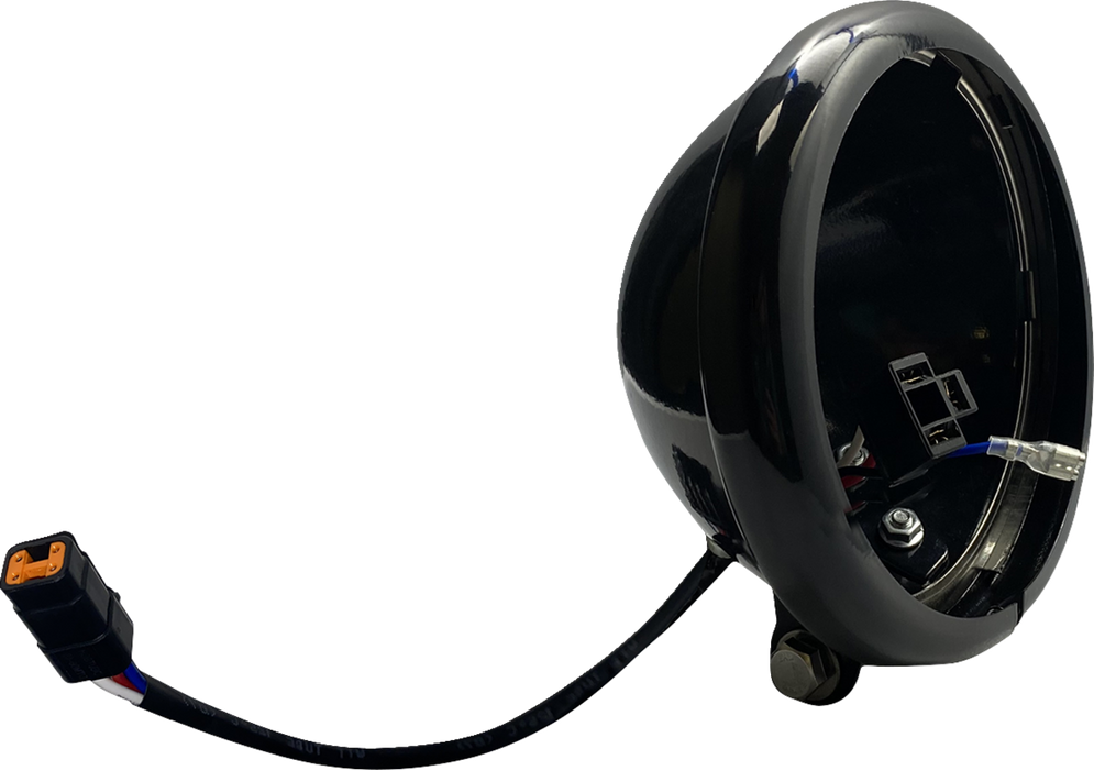 HEADLIGHT BUCKET WITH ADAPTER (M8 SOFTAILS)