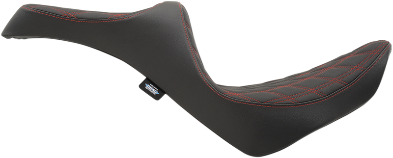 Predator III Seat - Double Diamond - Red Stitching - FL/FX '18-'22