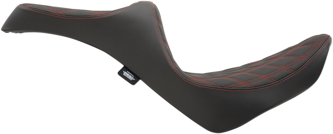 Predator III Seat - Double Diamond - Red Stitching - FL/FX '18-'22