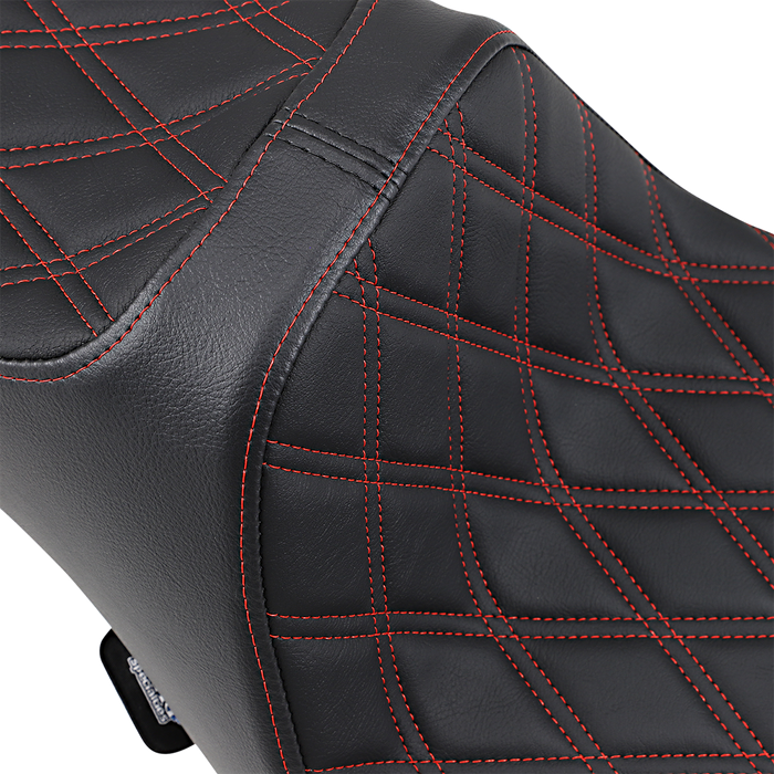 Predator III Seat - Extended Reach - Double Diamond - Red Stitched - FL '08-'23