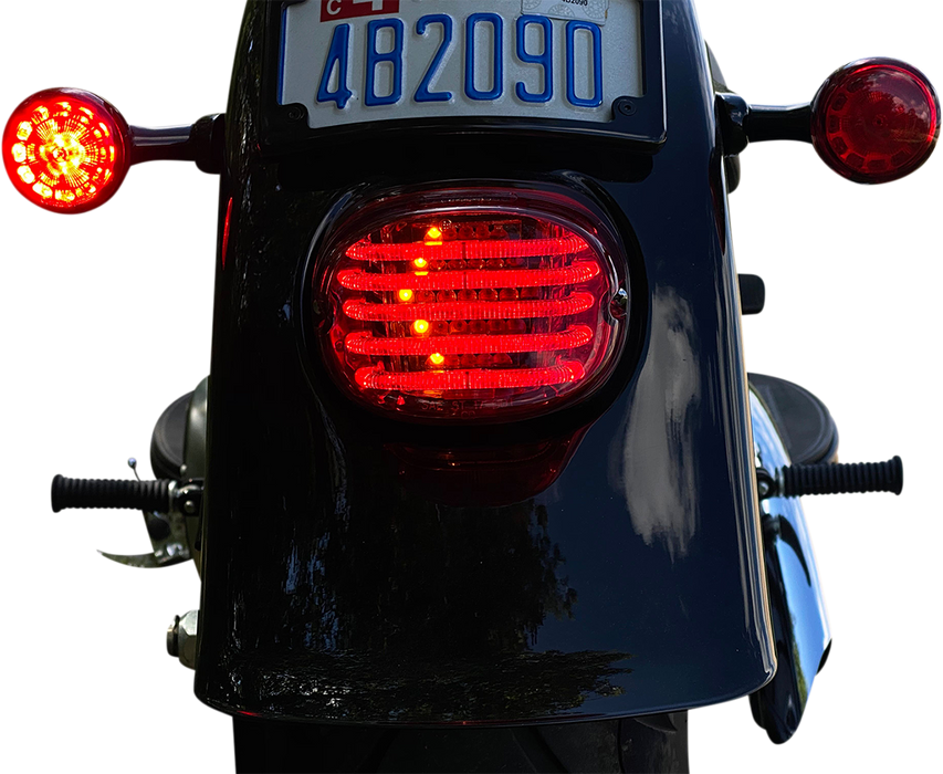 Taillight/Turn Signal - Top Window - Red Lens