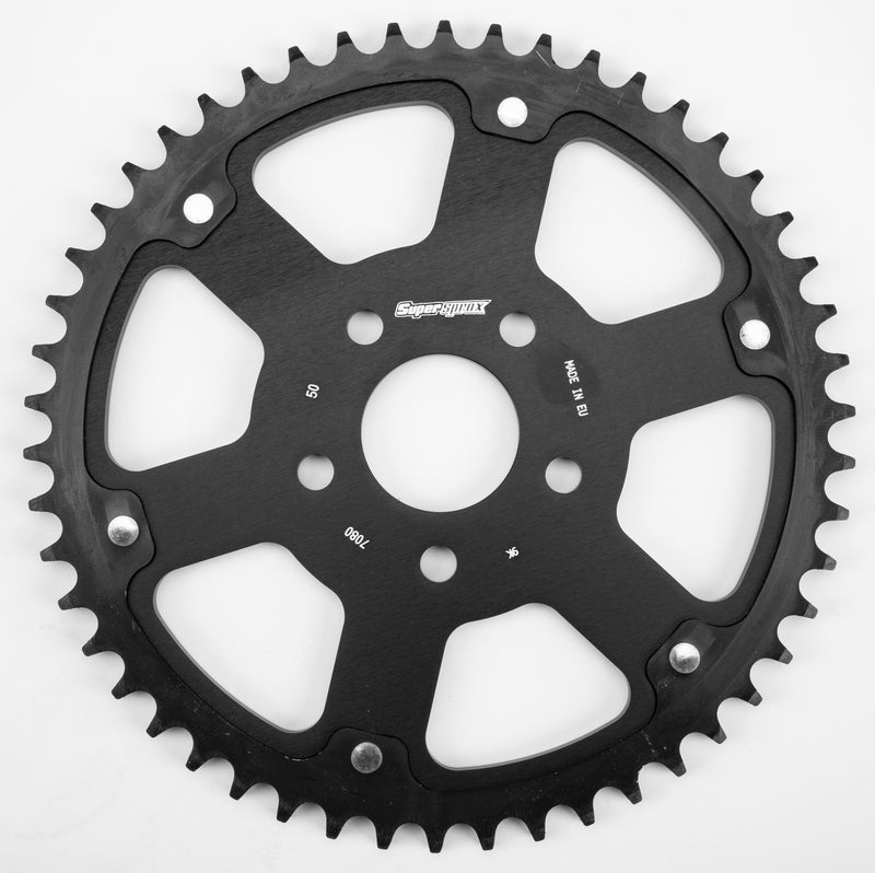 SUPERSPROX REAR SPROCKET - BLACK OR SILVER
