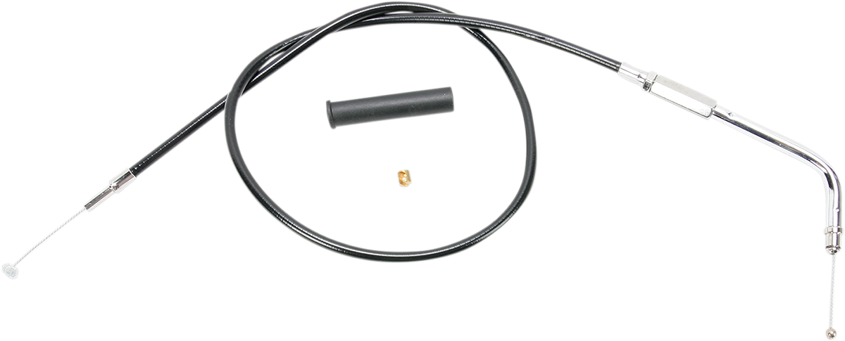 Black Vinyl Throttle Cable - 27-1/2"