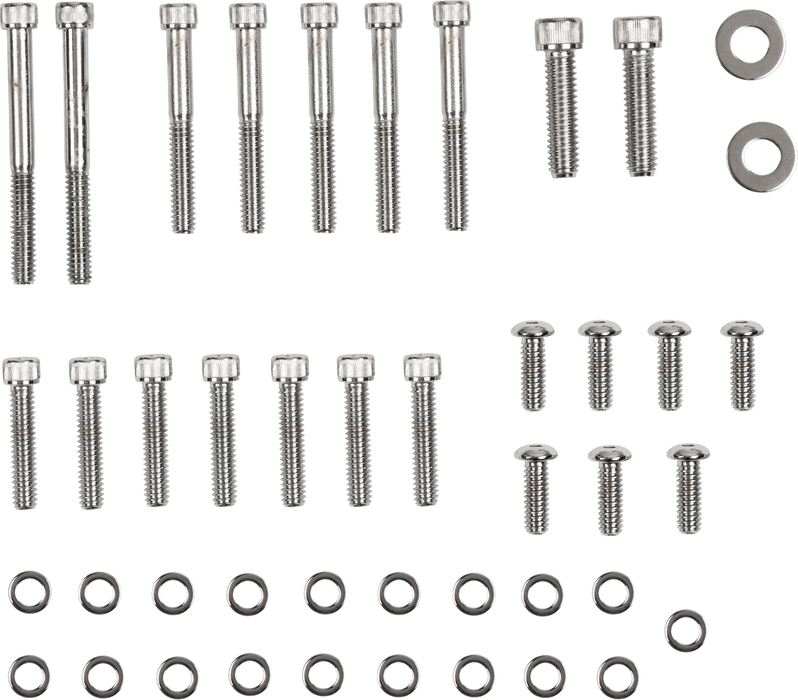 Bolt Set - Inner/Outer Primary/Inspection/Derby Cover - Knurled - Softail