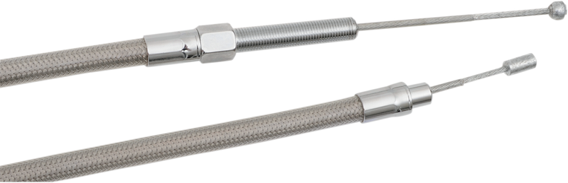 High-Efficiency Braided Stainless Steel Clutch Cable - 53-5/16"