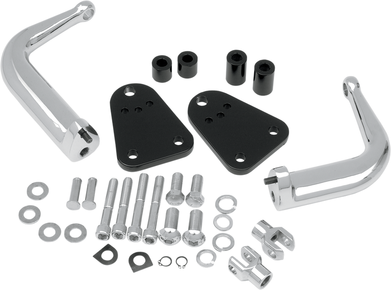 Highway Peg Mount - Black/Chrome - XL