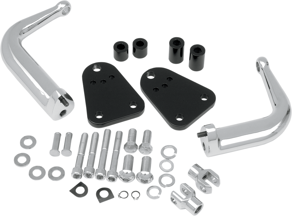 Highway Peg Mount - Black/Chrome - XL