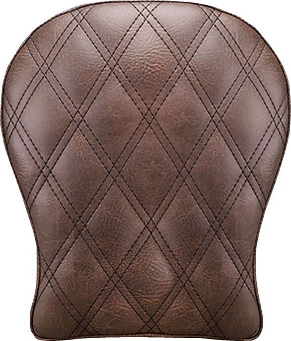 Detachable Pillion Pad - Lattice Stitched - Brown