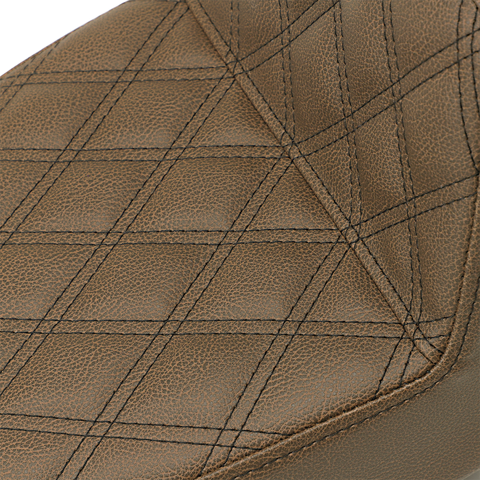 Step-Up Seat - Full Lattice Stitch - Brown - Dyna
