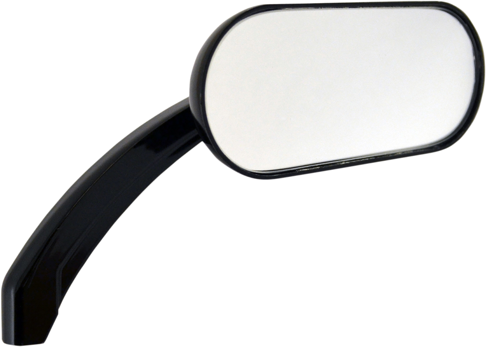 Mirror - Side View - Oval - Gloss/Black - Each