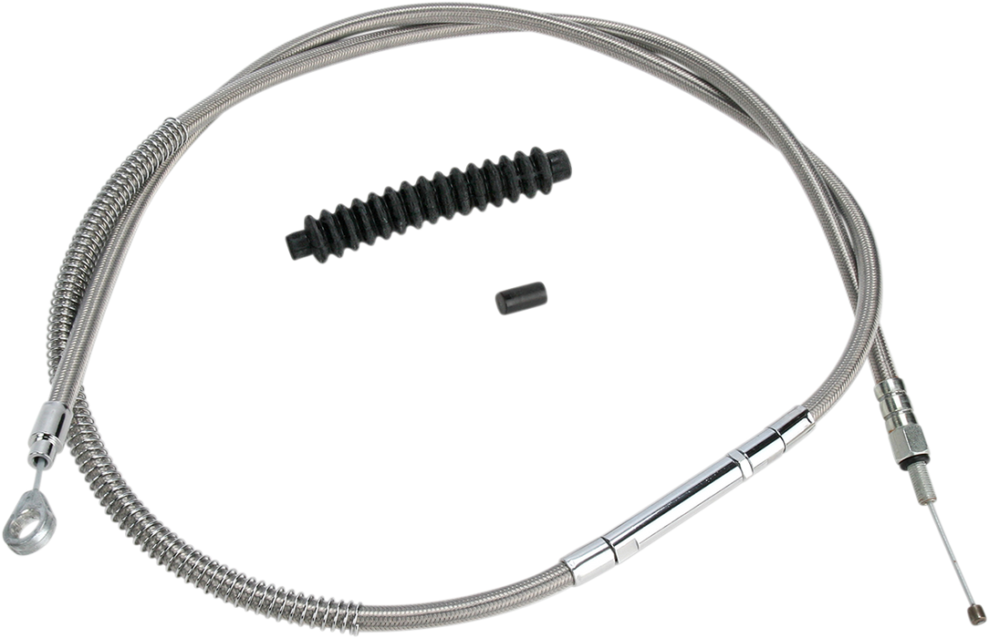 High-Efficiency Stainless Steel Clutch Cable for Harley-Davidson - +6" - '89-'06 Touring