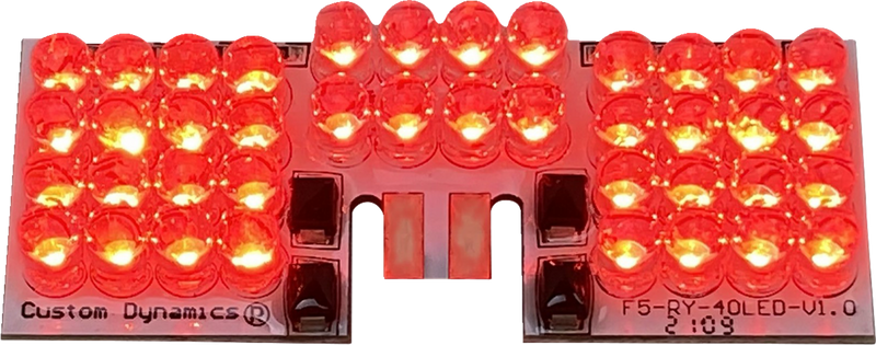 LED Fender Tip Boards - Red Dual-Intensity
