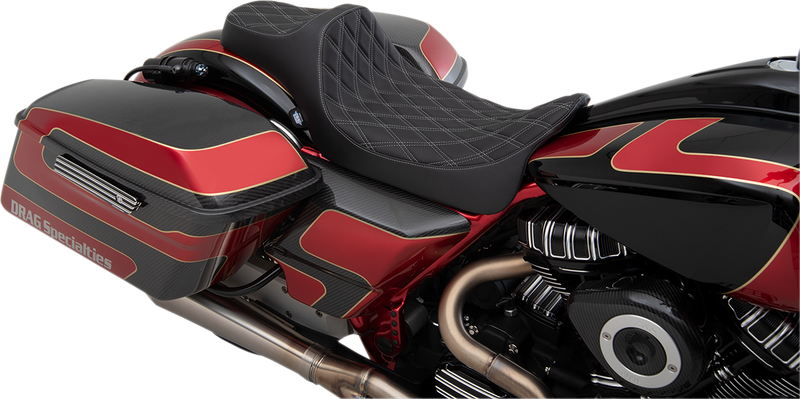 Predator III Seat - Extended Reach - Double Diamond - Silver Stitched - FL '08-'23