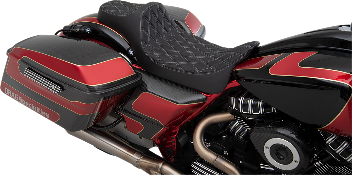 Predator III Seat - Extended Reach - Double Diamond - Silver Stitched - FL '08-'23