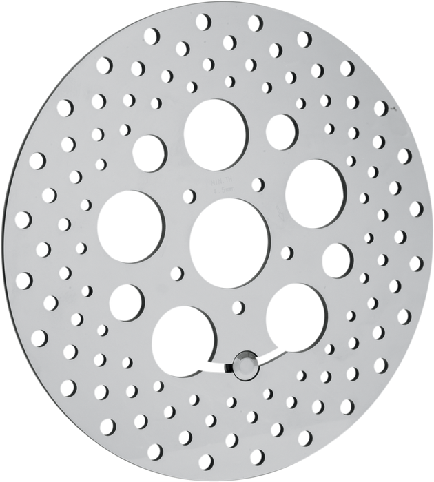 Drilled Brake Rotor - Front - 11.5" - Harley-Davidson