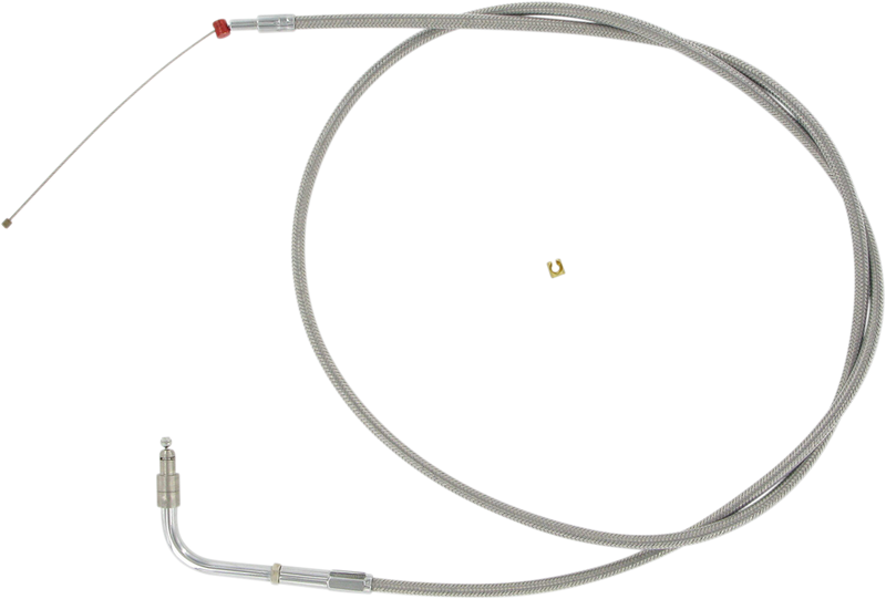 Stainless Steel Throttle Cable - +6" - '96-'07 Touring