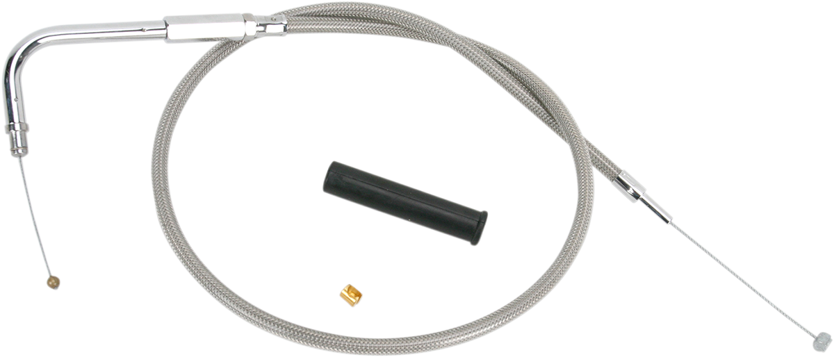 Stainless Braided Throttle Cable - 30"