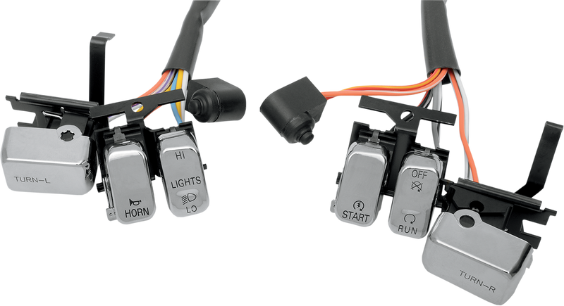 Handlebar Switch Kit - Chrome