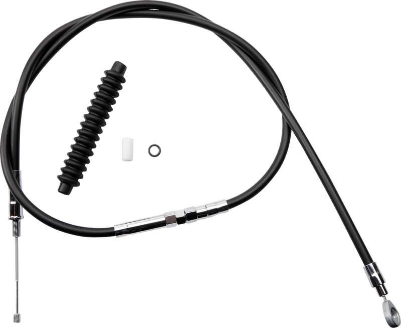 High-Efficiency Black Vinyl Clutch Cable - 54-3/4"