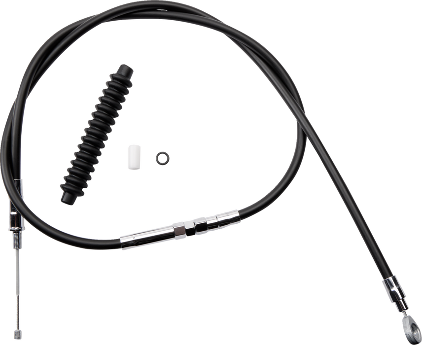 High-Efficiency Black Vinyl Clutch Cable - 54-3/4"